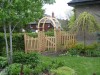 Picket Fence w/ Custom Cedar Arbour